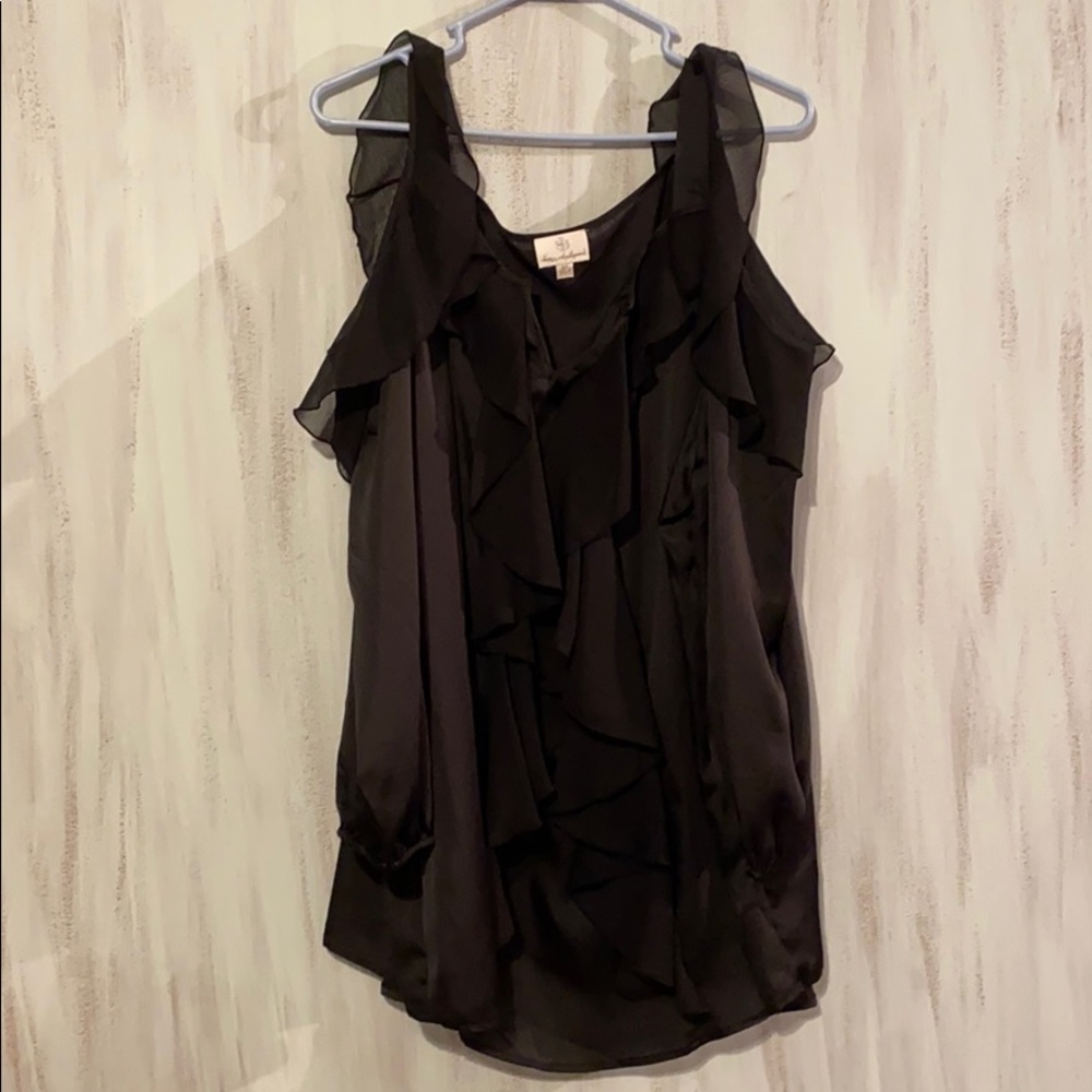 Black Silk Blouse